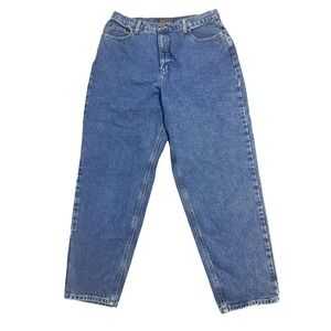 Route 66 Jeans Mens 36x29 Blue Relaxed Fit Tapered Leg High Rise Stonewash Denim